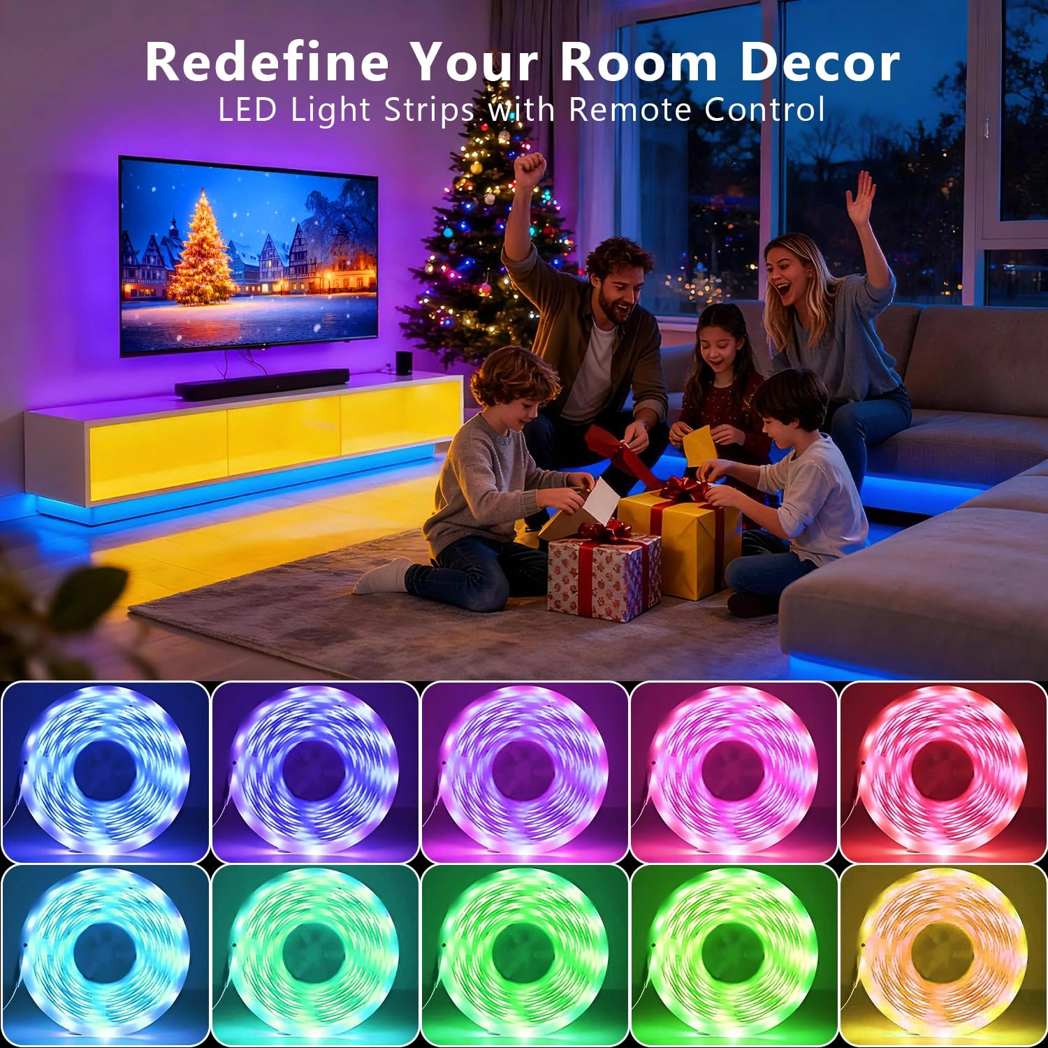 LED Strip Lights - 150 ft