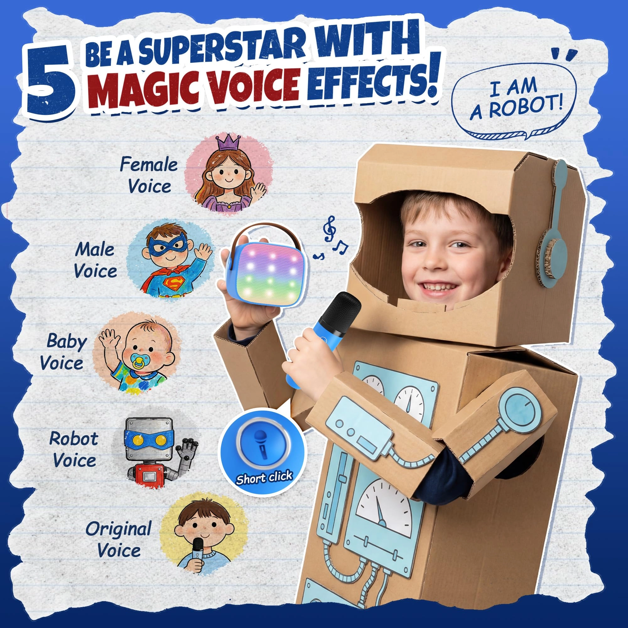 Karaoke Machine - 2 Wireless Microphones