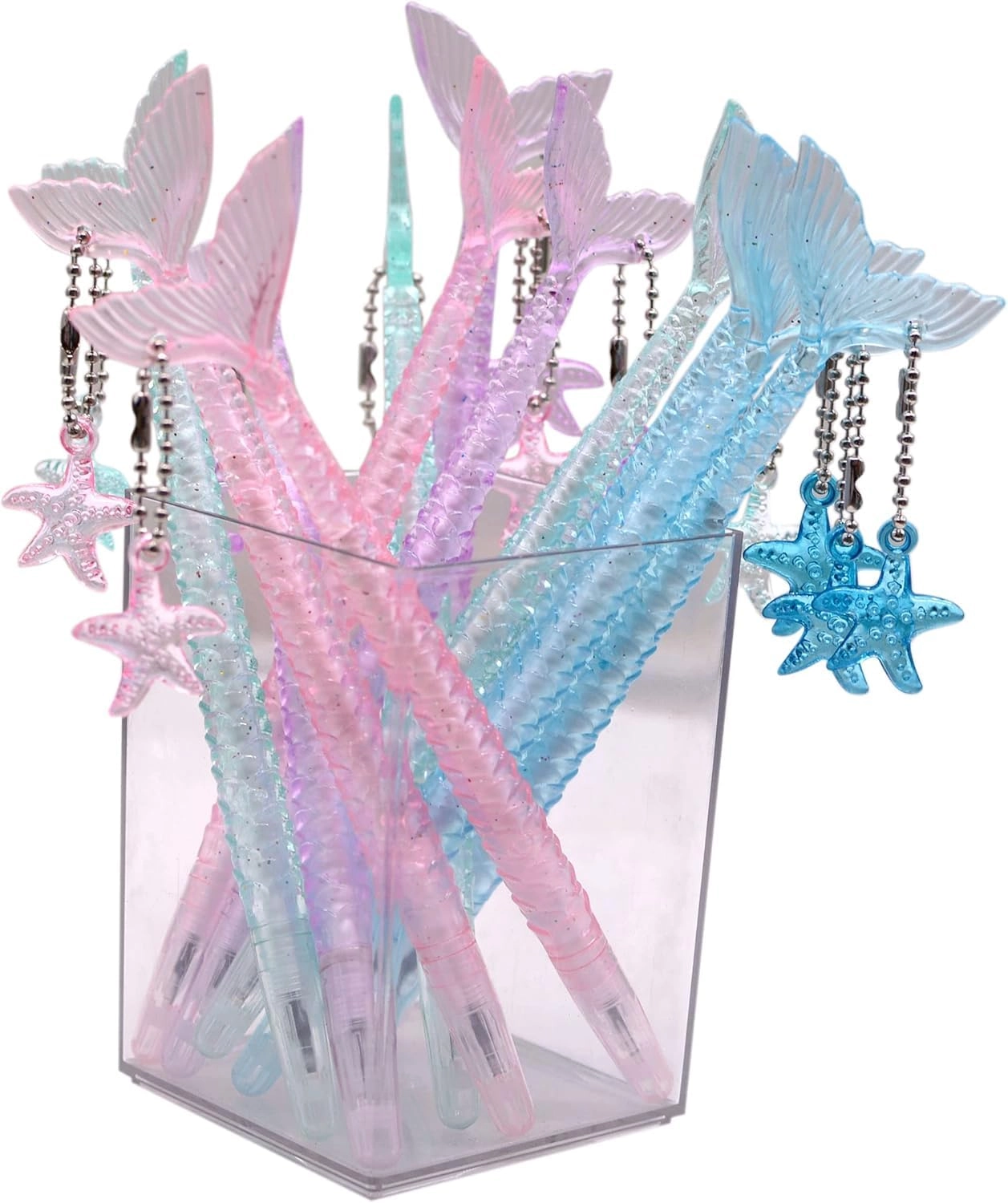 yyaaloa Cute Mermaid Novelty Gel Ink Writing Pens - 36 piece(s) 0.5 millimeter