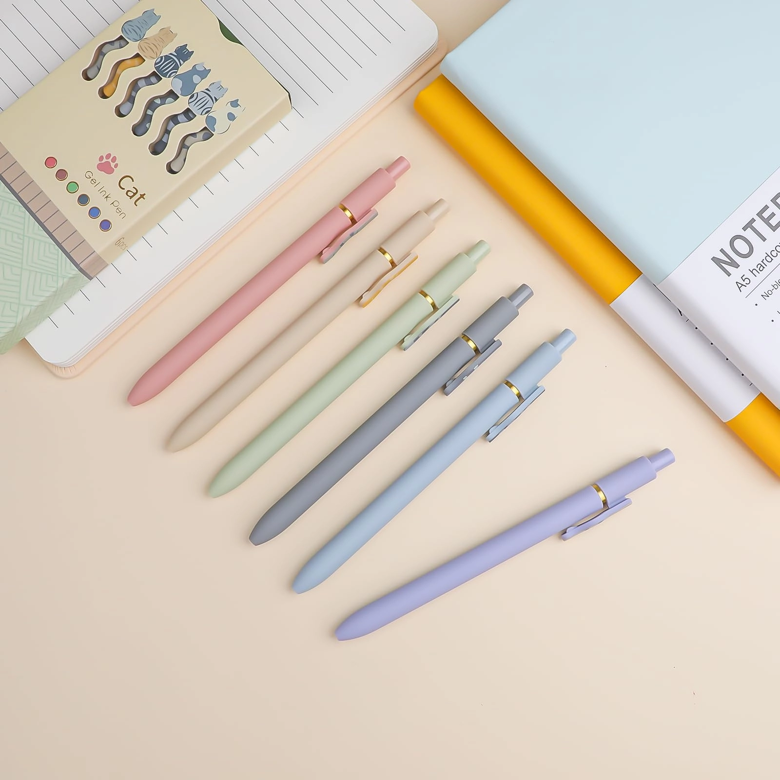 Gel Pens - 6pc 0.7mm