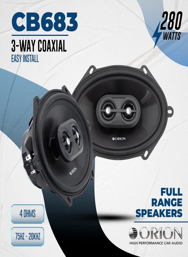 CB683 - 6x8” 3-Way