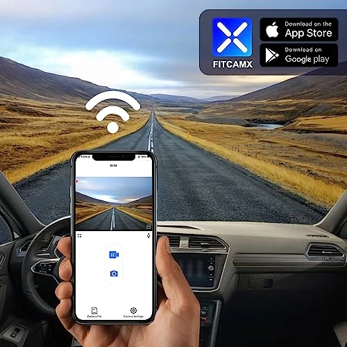 Front 4K+Rear 1080P Dash Cam - Front 2160P Rear 1080P