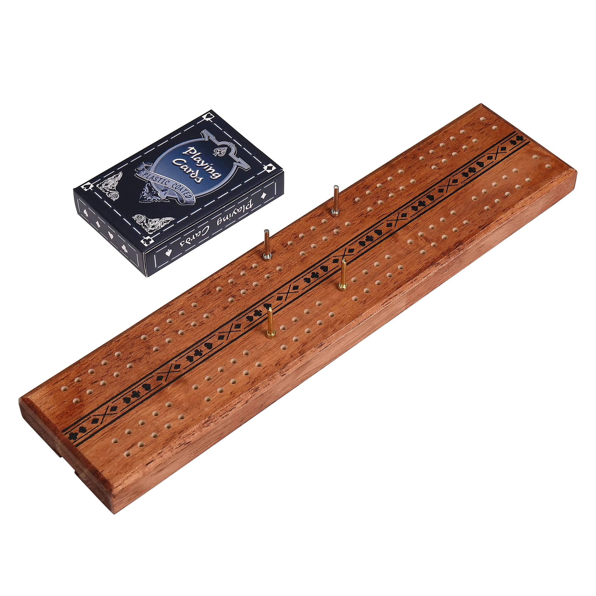 Cribbage Board - Double Track Italian Inlaid