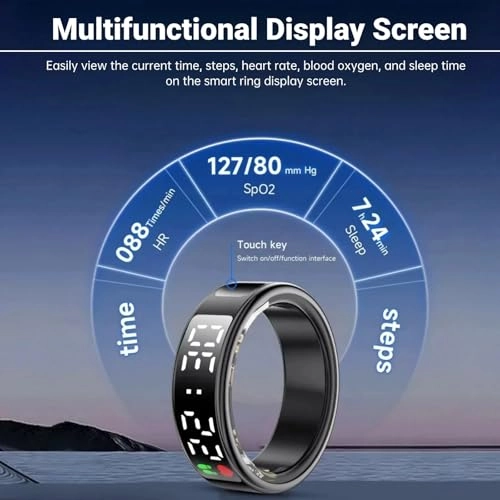 Smart ring - Touch Screen Heart Rate Monitor