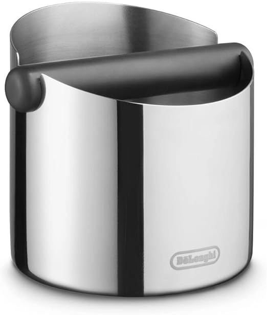De’Longhi Knock Box - Stainless Steel Non-slip Rubber Base