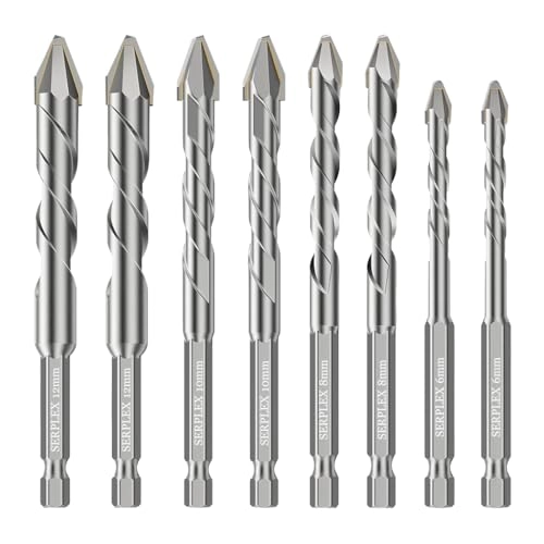 Drill Bits - Cemented Carbide 4Pcs 6mm/8mm/10mm/12mm