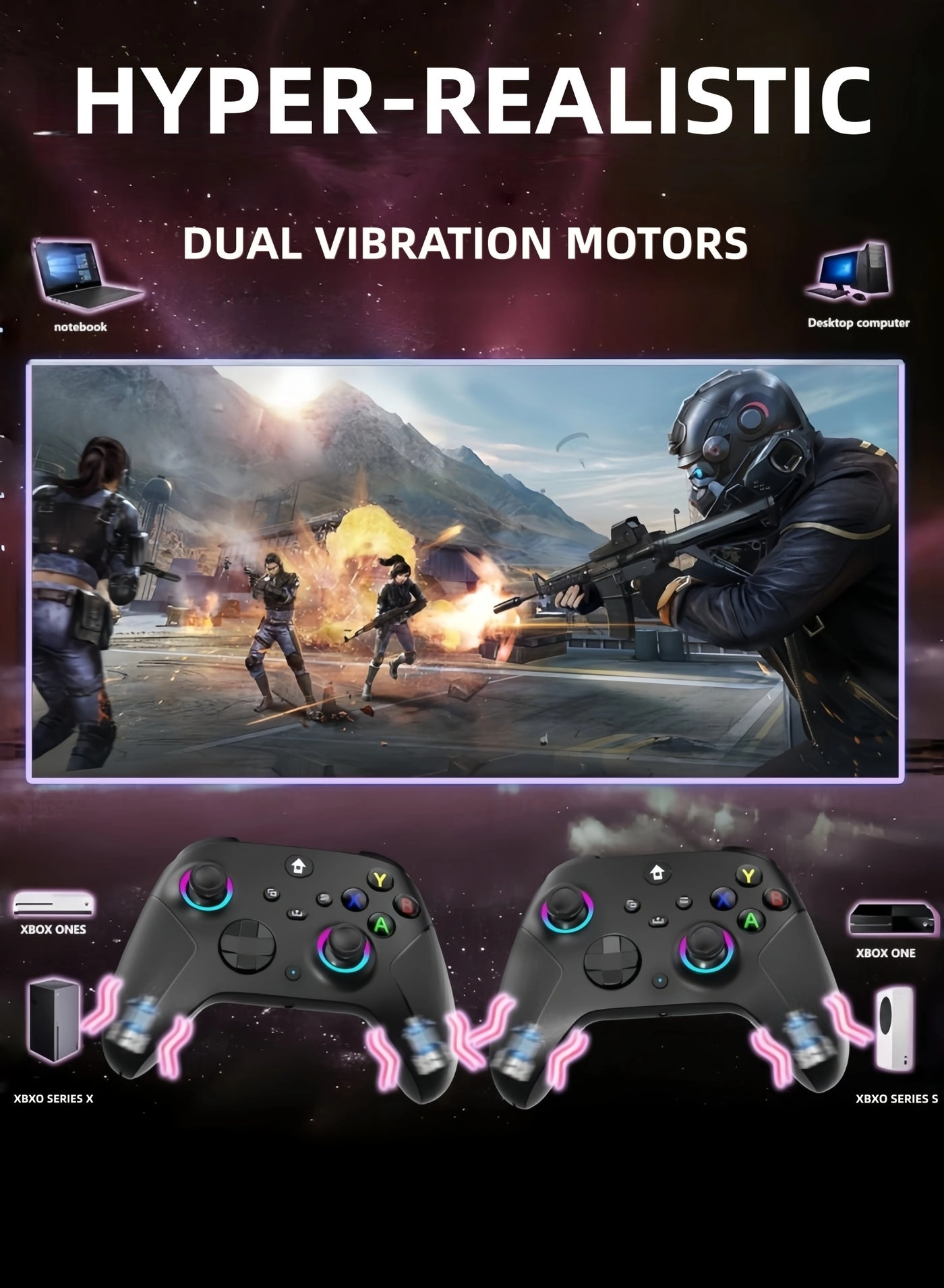 Wireless Xbox Controller - black Xbox Series X/S Xbox One PC