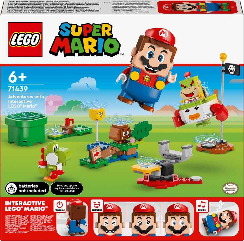 Super Mario Adventures With Interactive Mario Figure (71439)
