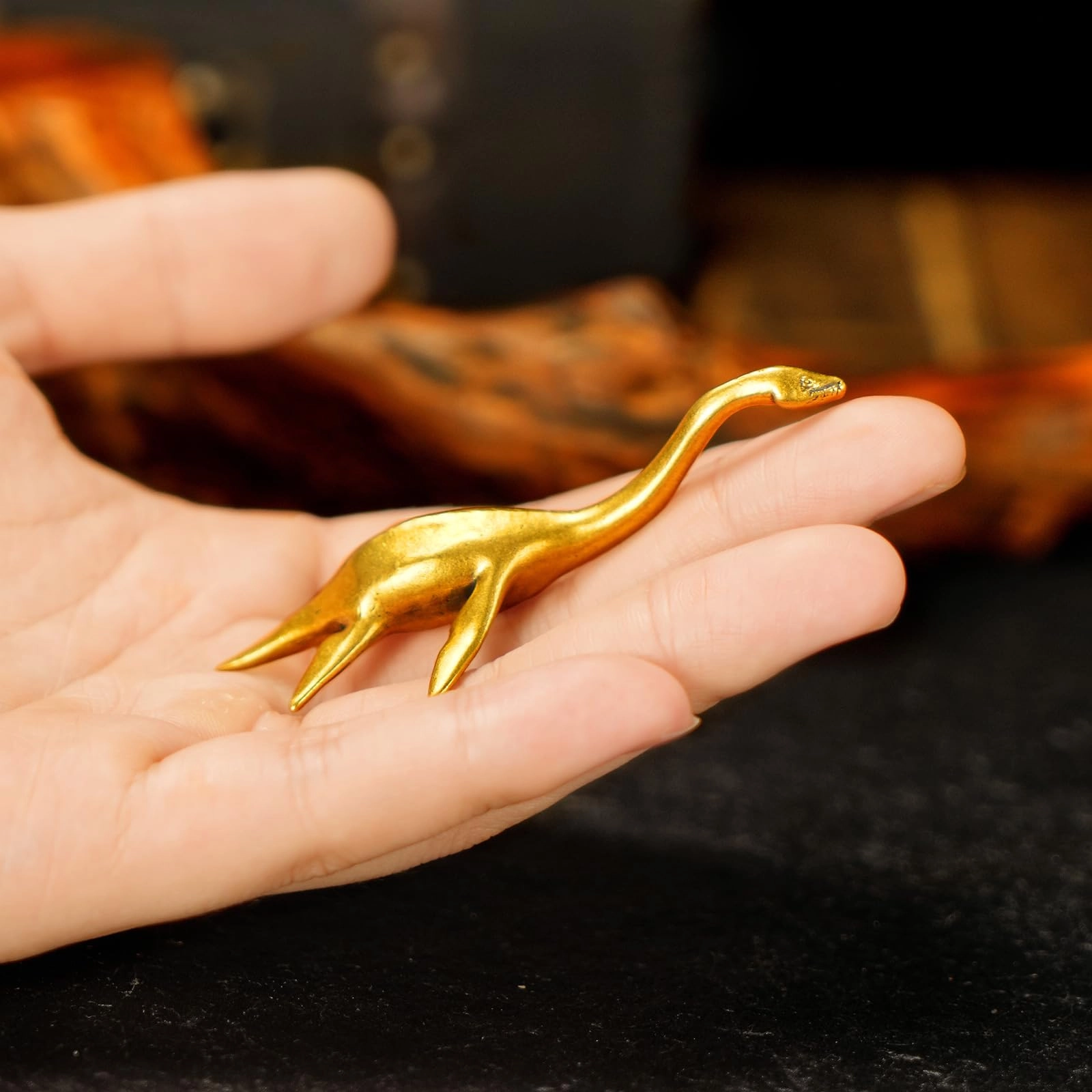 Loch Ness Monster Statue - Brass