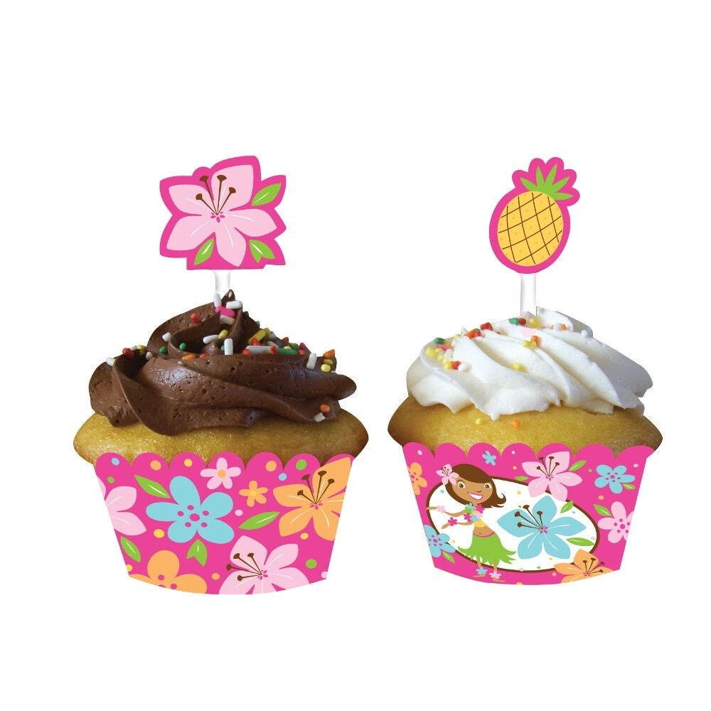 CREATIVE CONVERTING Luau Fun Cupcake Wrappers