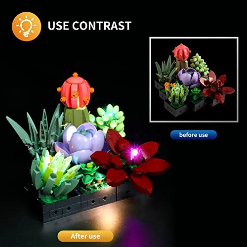 LED Light for Lego Succulents 10309 - Floral