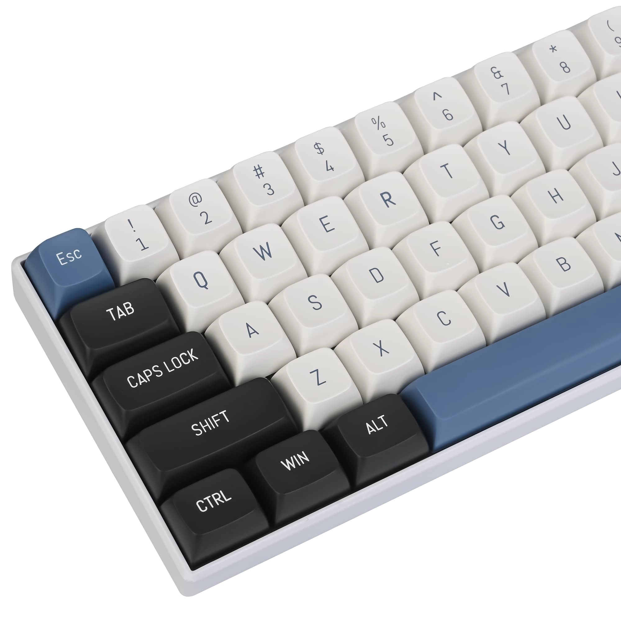 Fogruaden 160 Keycap Set - Double Shot CSA Profile White Arctic