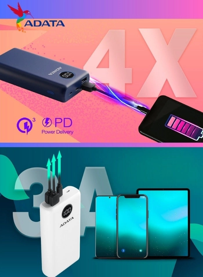 P20000QCD - 20000 mAh 18 W