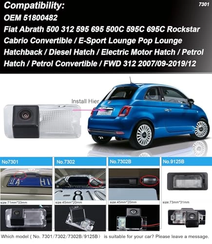 Rear View Camera - Night vision Wired 640p