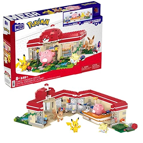 Pokemon Forest Pokemon Center - 4 Poseable Characters