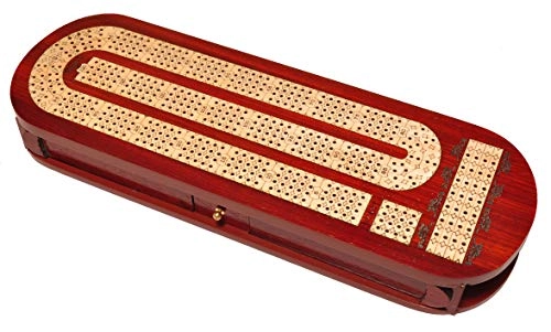 4 Track Cribbage Board - Alphabet E Shape Track Wood