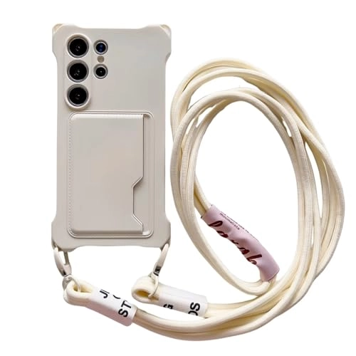 Miagon Crossbody Wallet Phone Case for Samsung Galaxy S22 Ultra