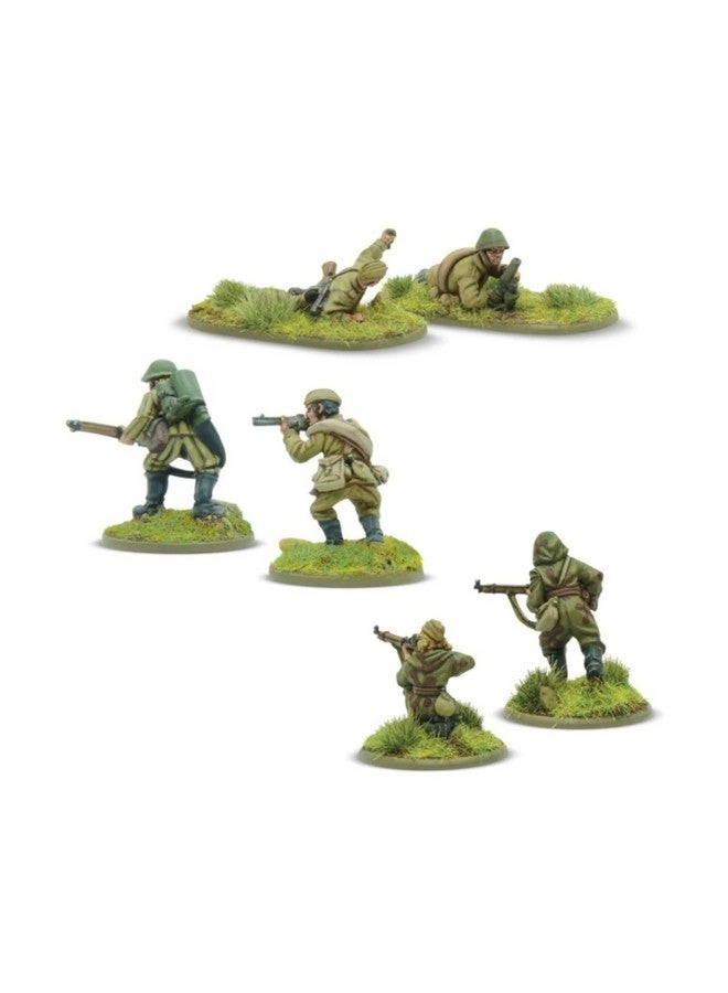 Bolt Action WWII Soviet Army Weapons Teams Figures Model Kit (402214010) - 1:56