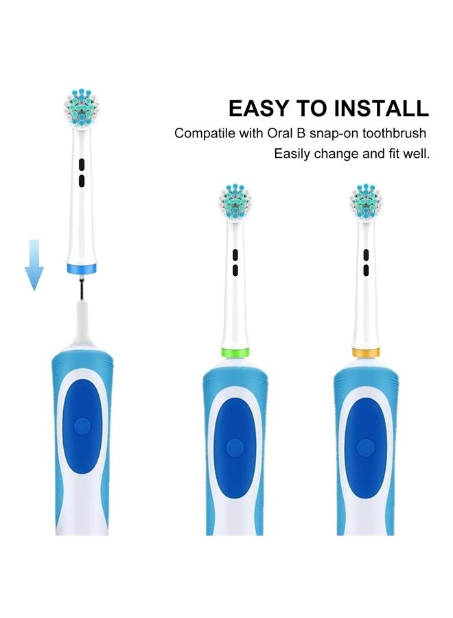 Toothbrush Heads - 8 Pack Medium Soft Dupont Bristles