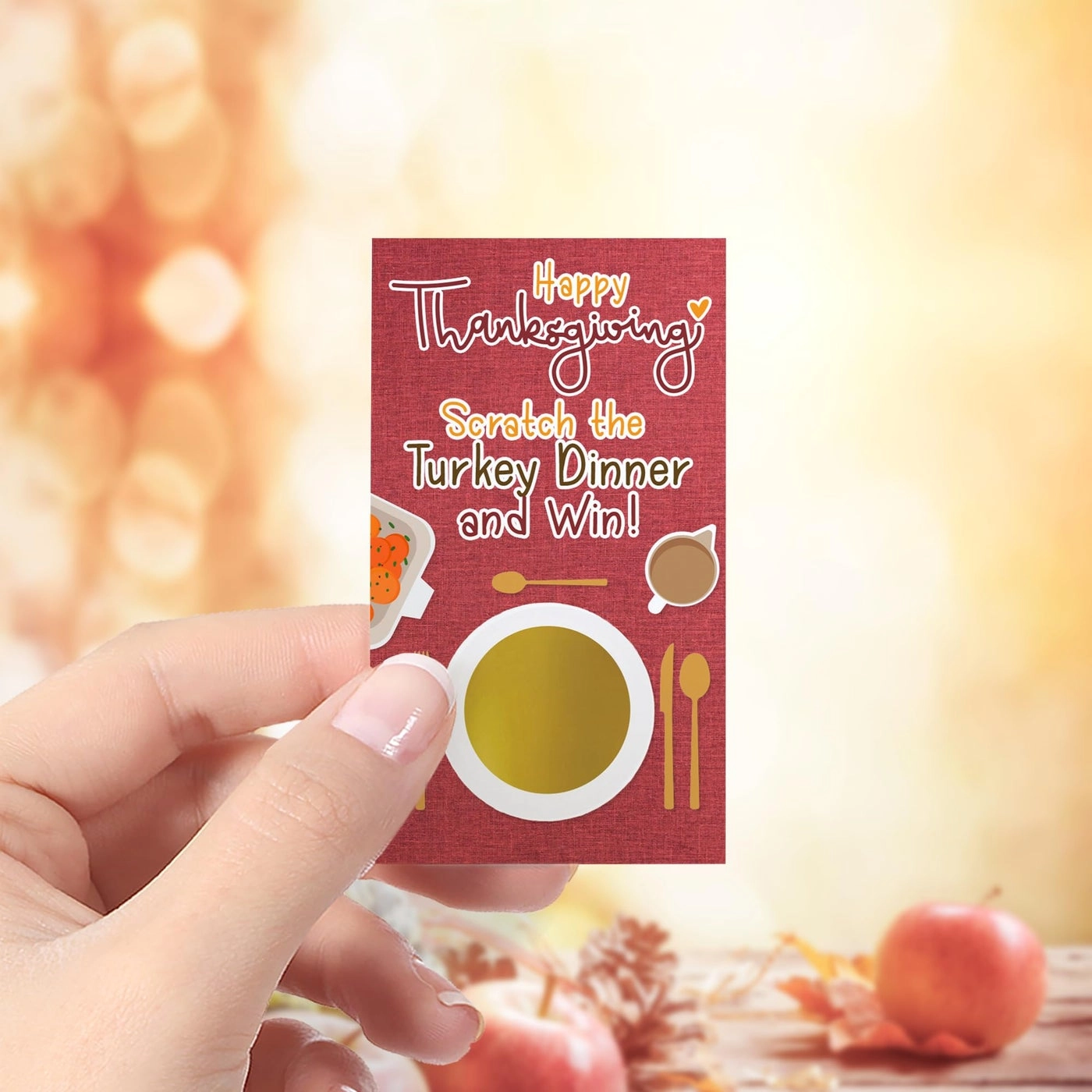 Thanksgiving Party Game - 30 Game Cards