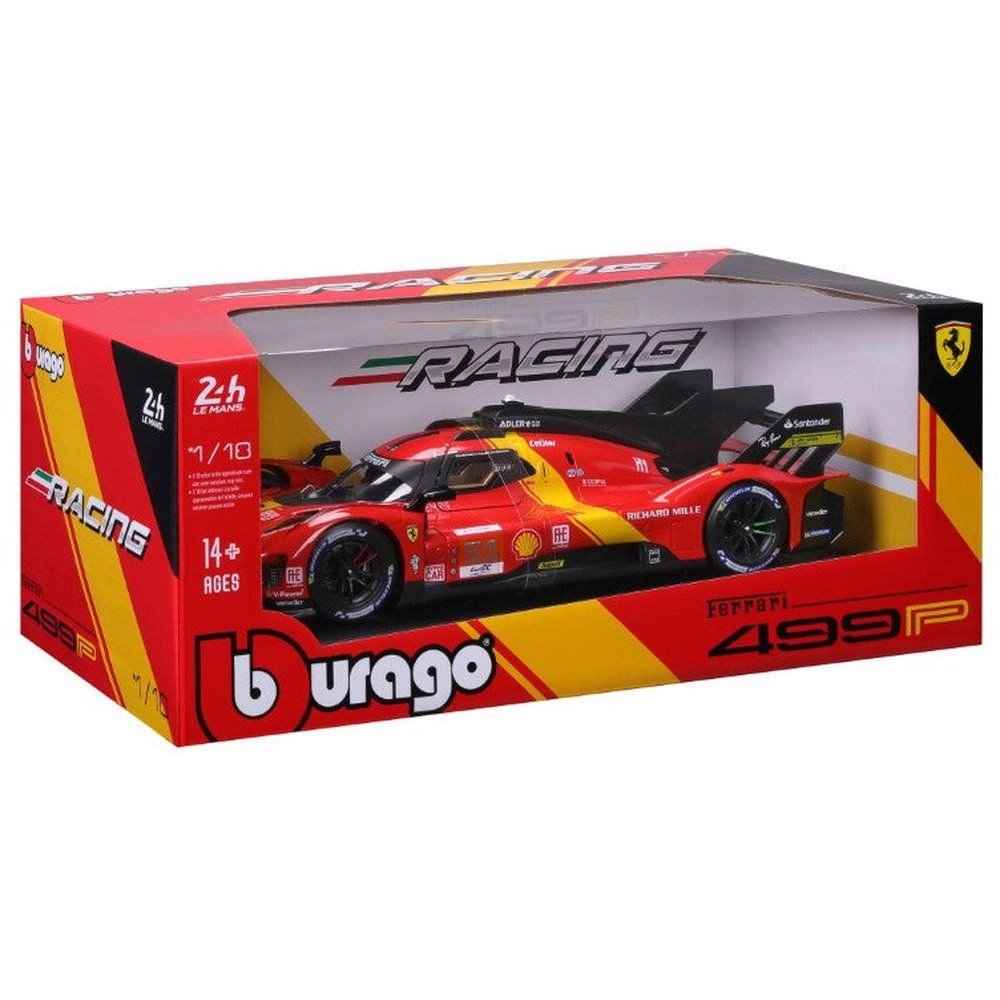 Maisto International Ferrari 499P Le Mans Hypercar - 1:18