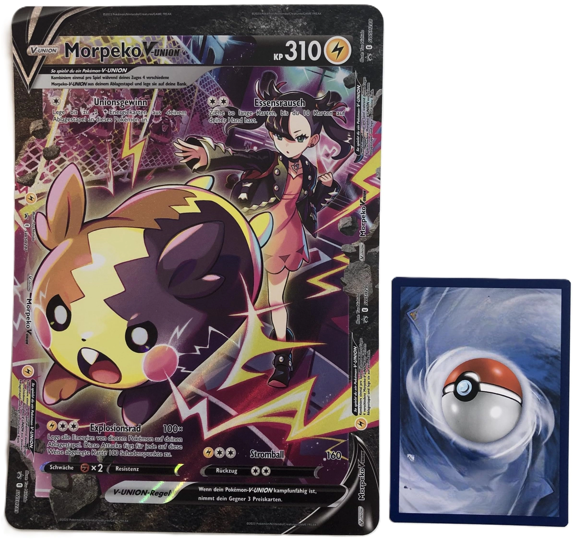 BB-Toy-Trades Morpeko V-Union SWSH287-290 - German