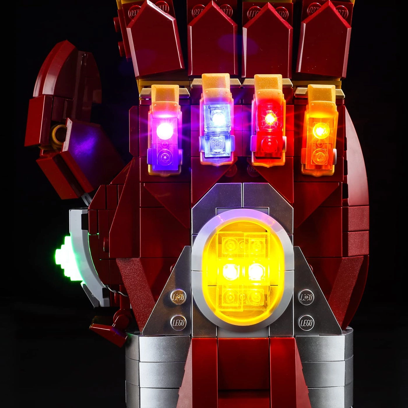 Led Lighting Kit for LEGO-76223 Nano Gauntlet