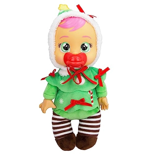 Noelle Baby Doll - 9" Cries Real Tears Christmas Pajamas Ages 18+