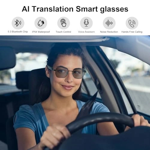 Smart Glasses - Auto-On/Off Bluetooth 5.3 UV400 Protection