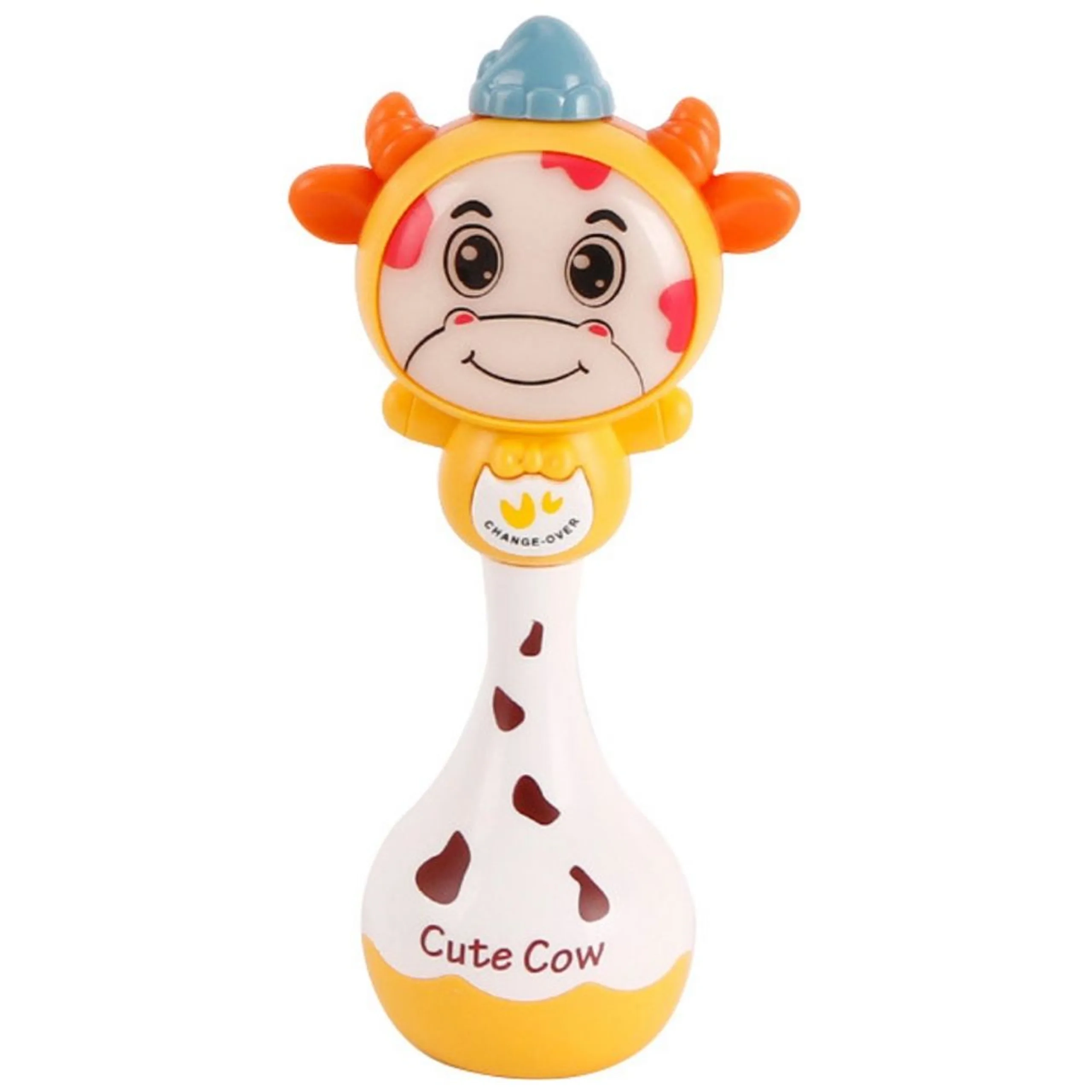 Little Angel Baby Musical Rattle Toy - Suitable for 12 months and above Cute Cow