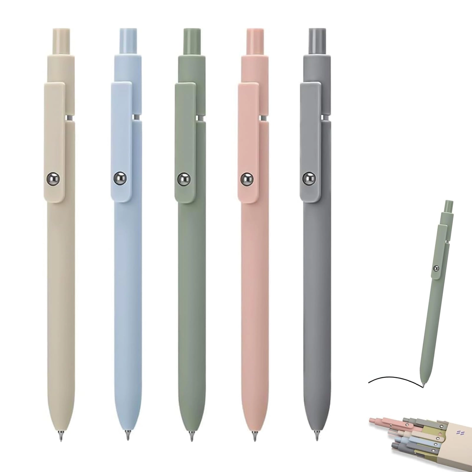 ChongQingJunYanDingShangMaoYouXianGongSi Gel Pens - 5 Pcs 0.5mm