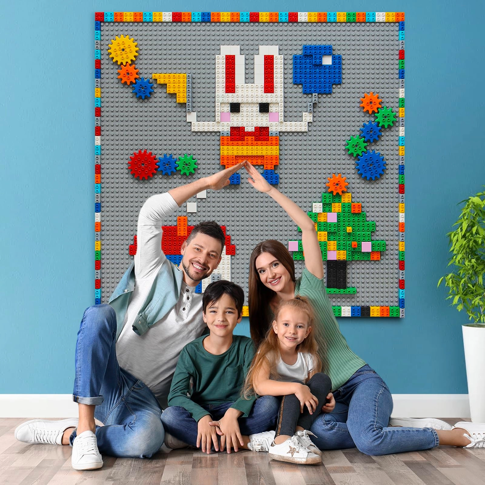 Customize Building Block Wall - 470+ pcs
