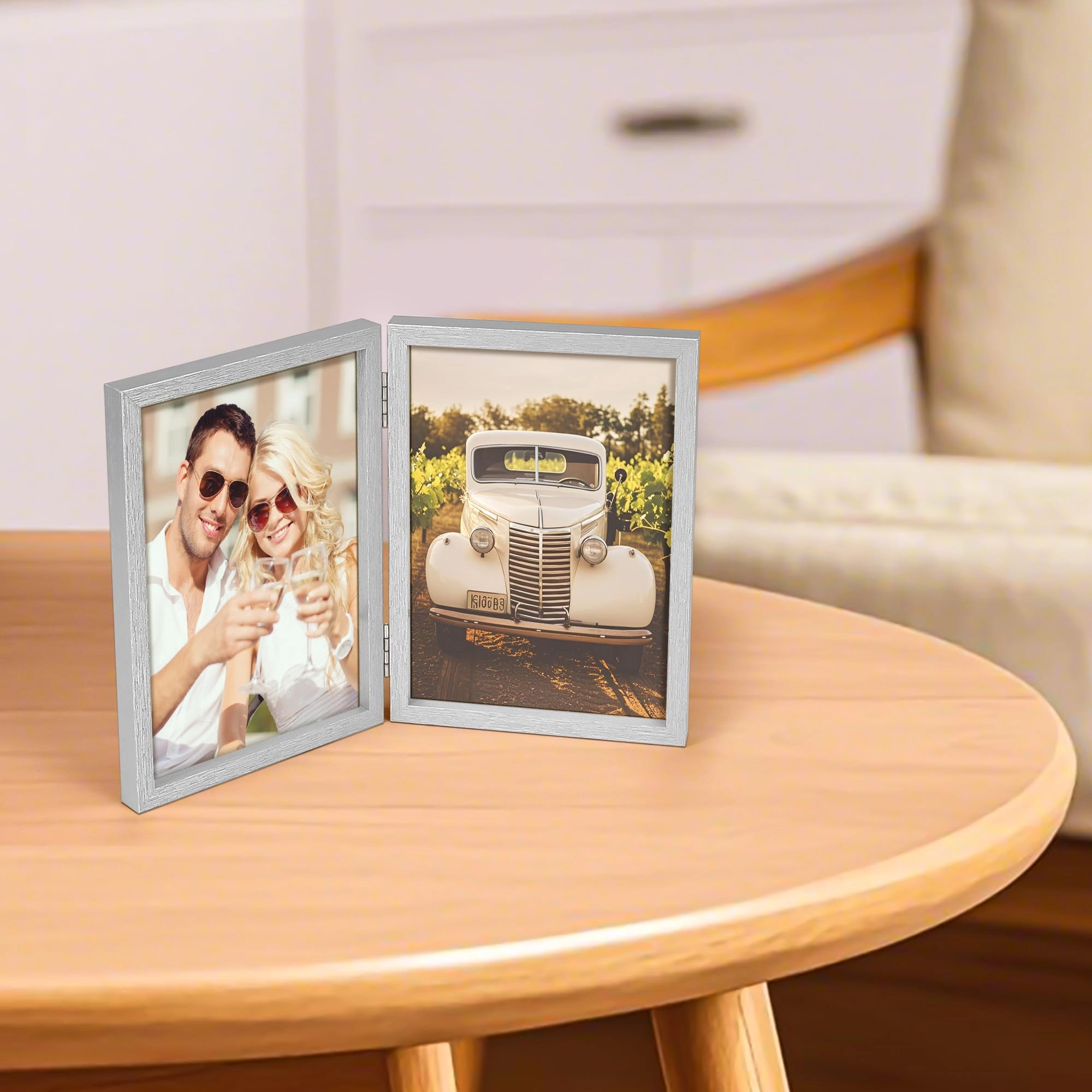 Double Picture Frame - 4x6 in two