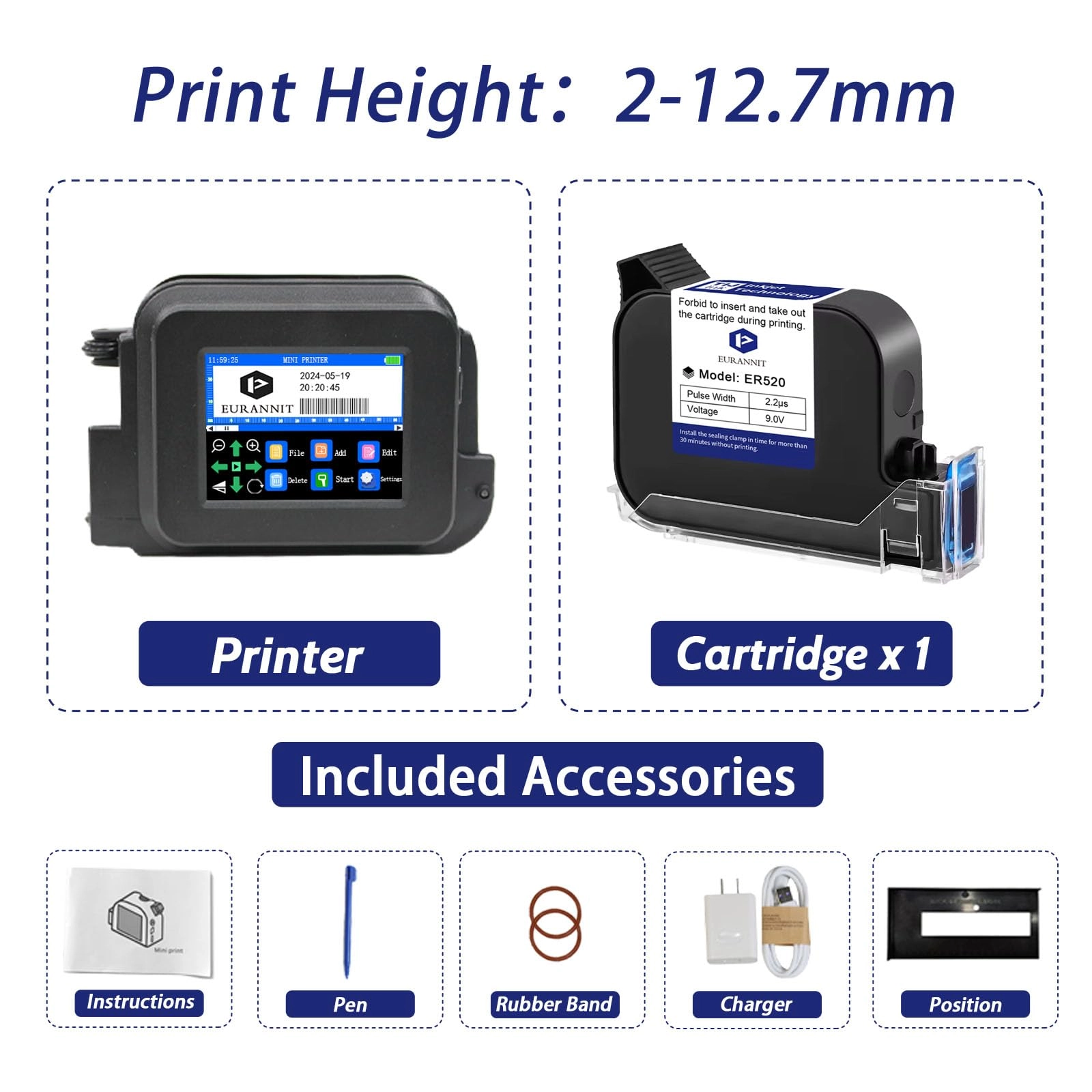 Mini Handheld Inkjet printer XMINI