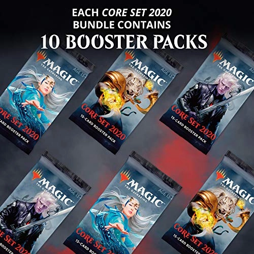 Core Set 2020 - 20 basic land cards 20 premium foil basic lands Bundle
