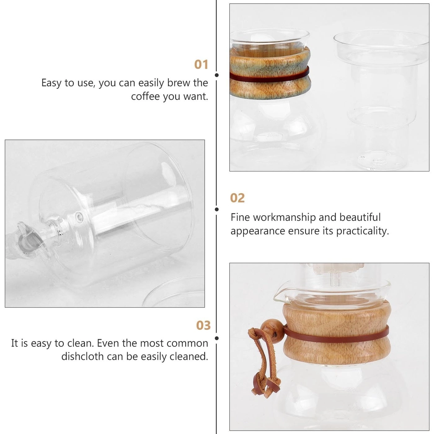 LF52719CFNCY082FM - Borosilicate Glass Cold Brew Ice Dripping