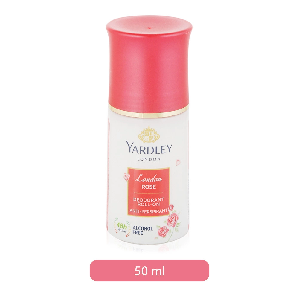 Yardley Rose Anti Perspirant Roll On Deodorant - Rose 50 ml