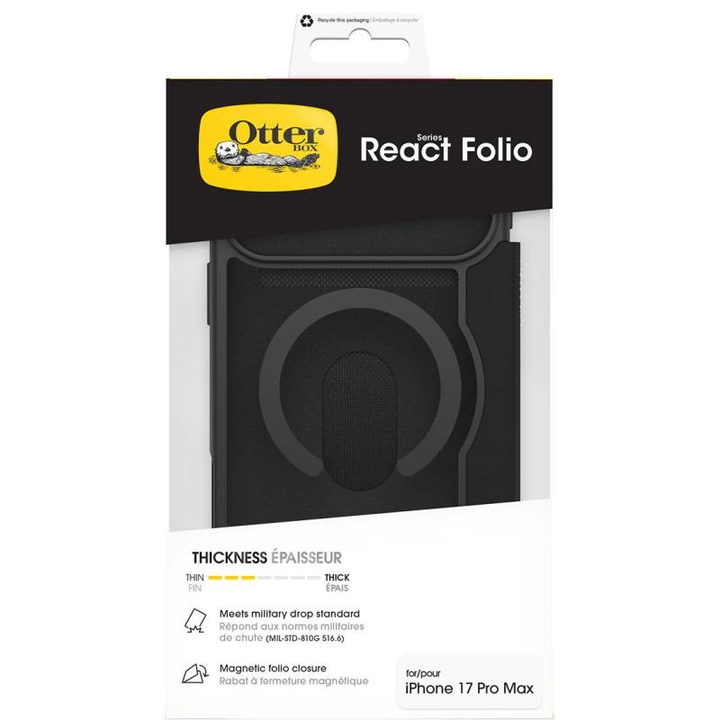 React Folio Flip Cover Mobile Case with MagSafe for iPhone 17 Pro Max