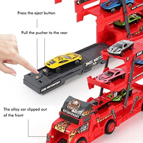 Car Transporter Truck - 6pcs Bundle