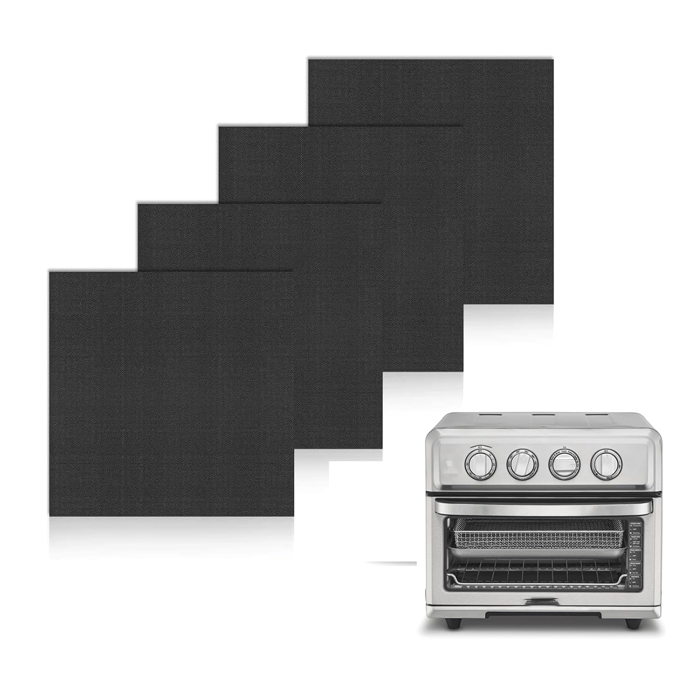 SIUDANGKA Air Fryer Liners - Polytetrafluoroethylene (PTFE) 4 piece(s)