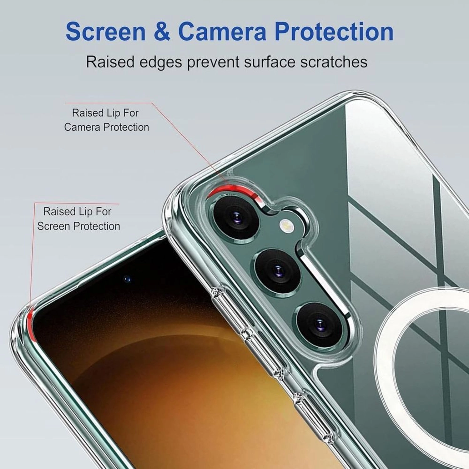 Clear Case for Samsung Galaxy S25 Plus