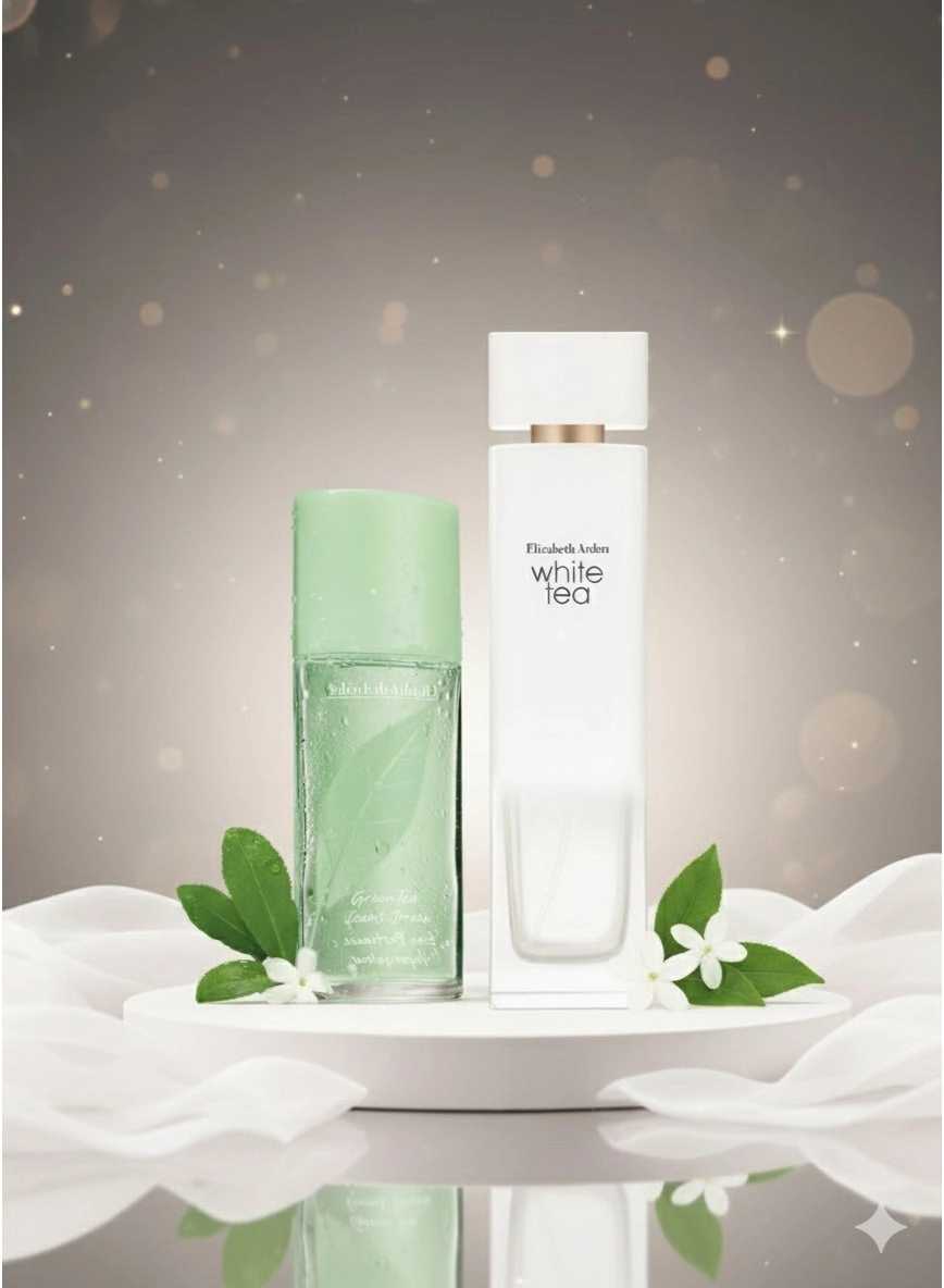 Elizabeth Arden Green Tea Snt Sp - Eau de Toilette 100ml + White Tea EDT - Eau de Toilette 100ml