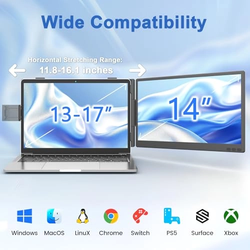 Laptop Screen Extender - kx 14 Inches 1920 x 1080 Pixels