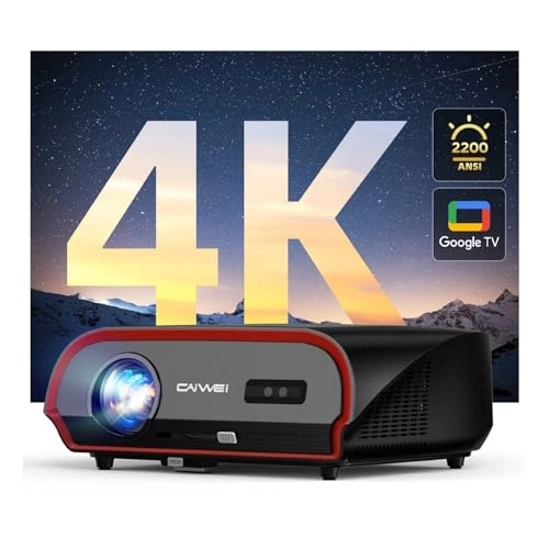 Google TV Projector 2200 ANSI Lumens 3840 x 2160 Pixels