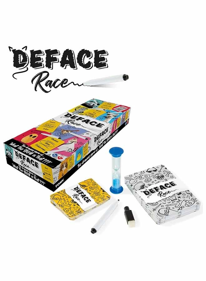 Deface Race - Family Card Game