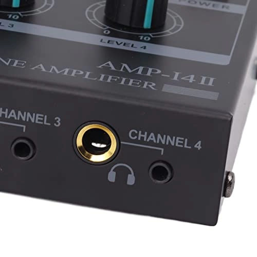 4 Channel Headphone Amplifier - Compact Portable 100 To 240V