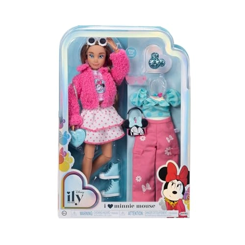 Minnie Mouse Fashion Doll - 11.5" Tall 13 Points of Articulation Ages 6+