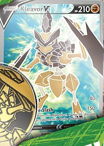 Kleavor VSTAR Collection Box - 6 Pokmon TCG booster packs etched foil promo card