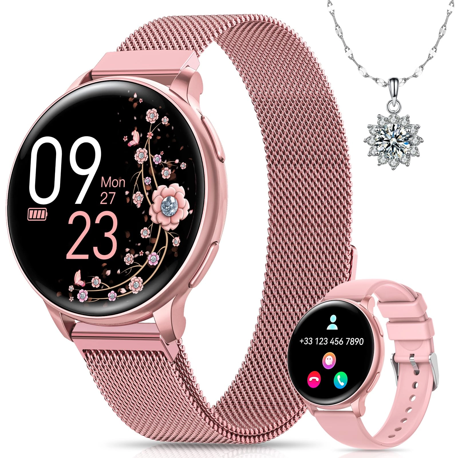 BANLVS Women's Smartwatch - 1.27 Inch