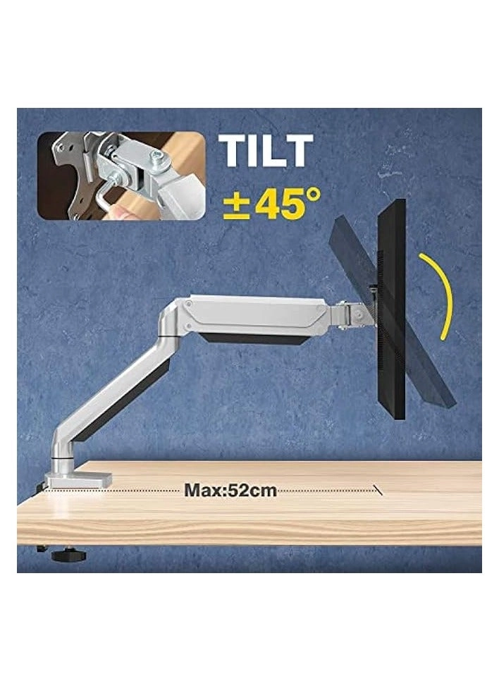 Monitor Mount Arm - Single 20 to 32 inches 75x75mm and 100x100mm